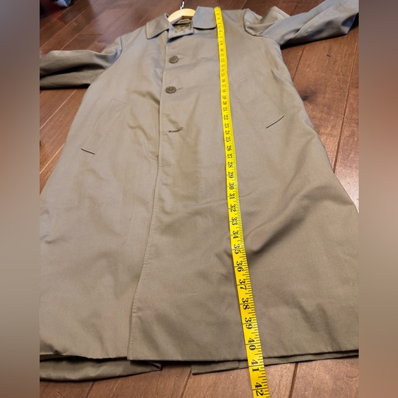 Aquascutum Mens Trench Coat w/ removable wool lining | EUC | Size M/L Aqua 5 - Picture 9 of 10